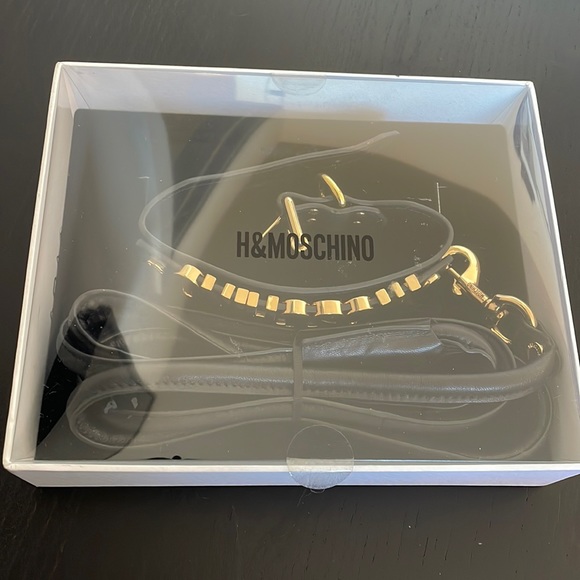 H&Moschino Leather Dog Collar and Leash - Picture 4 of 6